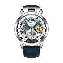 XgD[O IWi rv 906.01 I[g}`bN  AiOjp U[ {v v EHb` Stuhrling Orignal Mens Watch Automatic Watch Skeleton Watches for Men - Leather Luxury Dress Watch - Mechanical Watch Stainless Steel Case
