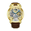 XgD[O IWi rv 906.03 I[g}`bN  AiOjp U[ {v v EHb` Stuhrling Orignal Mens Watch Automatic Watch Skeleton Watches for Men - Leather Luxury Dress Watch - Mechanical Watch Stainless Steel Case