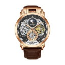 XgD[O IWi rv 906.04 I[g}`bN  AiOjp U[ {v v EHb` Stuhrling Orignal Mens Watch Automatic Watch Skeleton Watches for Men - Leather Luxury Dress Watch - Mechanical Watch Stainless Steel Case