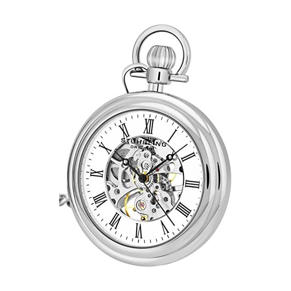 ストゥーリング オリジナル 懐中時計 6053 メンズ 男性用 時計 ウォッチ Mens Vintage Mechanical Pocket Watch - Stainless Steel Pocket Watch with Chain Analog Skeleton Watch Hand Wind Mechanical Watch with Clip and Stainless Steel Chain 人気の ストゥーリング オリジナル 腕時計 はこちら ■海外より直輸入品となりますので、外箱に小傷・破れ等がある場合がございます。 　本体には影響ございませんので、予めご容赦ください。 ■携帯からの注文の際【納期目安】が表示されない場合もございます。 　納期の表示が確認出来ない商品に関しましては、お手数ですが、PCページより【納期目安】の確認をお願いします。 　また、携帯からのご注文のお客様は携帯電話の受信設定（フィルター）を必ずご確認下さいますようお願いいたします。ストゥーリング オリジナル 懐中時計 6053 メンズ 男性用 時計 ウォッチ Mens Vintage Mechanical Pocket Watch - Stainless Steel Pocket Watch with Chain Analog Skeleton Watch Hand Wind Mechanical Watch with Clip and Stainless Steel Chain ブランドStuhrling Original製品型番6053パート ナンバー6053モデル年式2011形状Roundウィンドウ素材Krysterna Crystalディスプレイ タイプAnalogクラスプ(留金)No クラスプ(留金)ケース素材Brassケース直径48 millimetersケース厚13.5 millimetersバンド素材Brassバンドサイズmen's-standardバンド幅6 millimetersダイヤルカラーWhiteベゼル素材Stainless Steelベゼル機能Stationary特別機能Second hand重さ3.2 OuncesムーブメントMechanical Hand Wind ◆ 様々なギフトシーンにぴったりの商品を豊富に取り揃えております ◆プレゼント　ギフト　クリスマス　母の日　父の日　記念日　誕生日　お誕生日　誕生日プレゼント　敬老の日　記念品　結婚記念日　メモリアルギフト　お祝い　出産祝い　結婚式　結婚祝い　御祝　披露宴　引き出物　引出物　ウェディングギフト　ブライダルギフト　景品　賞品　コンペ景品　ゴルフコンペ　粗品　お中元　御中元　お歳暮　御歳暮　残暑見舞い　引越し　引っ越し祝い　引越し祝い　贈答品　入園祝い　入学祝い　卒業祝い　成人式　就職祝い　昇進祝い　定年退職記念　還暦祝い　卒業記念品　内祝　お返し　お礼　御礼　お祝い返し