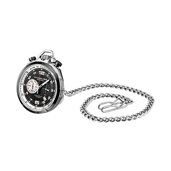 ストゥーリング オリジナル 懐中時計 Stuhrling Original 990 クロノグラフ メンズ 男性用 時計 ウォッチ Stuhrling Original Men's Chronograph Pocket Watch