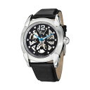 XgD[O IWi rv Stuhrling Original 725.01 I[g}`bN jp v EHb` Stuhrling Original Men's 725.01 Gen X Axial Automatic Skeleton Stainless Steel Black Dial Watch