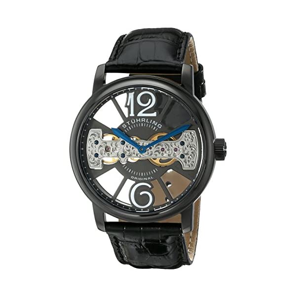 楽天i-selectionストゥーリング オリジナル 腕時計 Stuhrling Original 785.02 メンズ 男性用 時計 ウォッチ Stuhrling Original Men's 785.02 Winchester Mechanical Bridge Black Watch