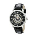 ストゥーリング オリジナル 腕時計 Stuhrling Original 696.02 オートマチック 自動巻き男性用 レザー 本革 時計 ウォッチ Stuhrling Original Men's 696.02 Legacy Automatic Skeleton Date Black Leather Strap Watch