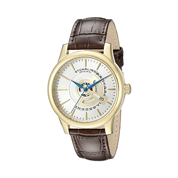 ストゥーリング オリジナル 腕時計 Stuhrling Original 787.03 クォーツ メンズ 男性用 レザー 本革 時..