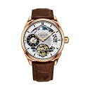 XgD[O IWi rv 943B I[g}`bN jp v EHb` Stuhrling Mens Automatic Dress Watch Stainless Steel with Automatic Skeleton Mechanical Movement with Duel Time Sub-Dial and AM/PM Indicator and Adjustable Stainless Steel