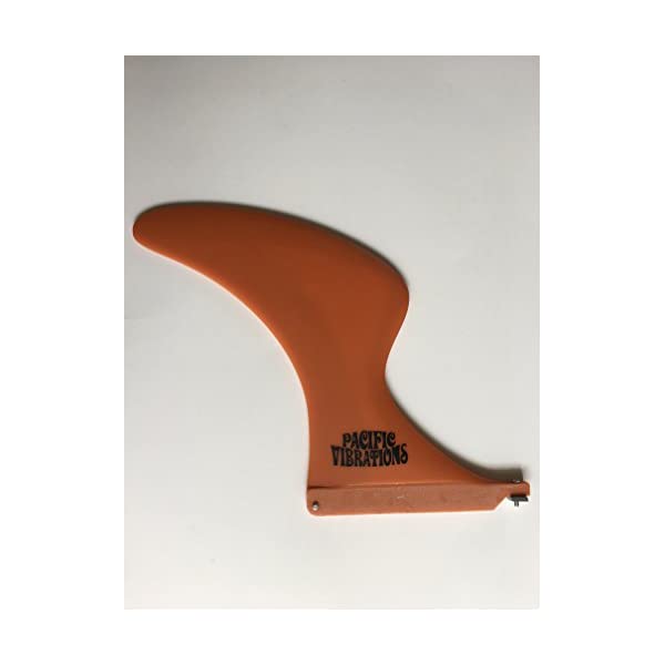 パシフィックバイブレーション サーフィン フィン サーフグッズ マリンスポーツ サーフボード ロングボード PACIFIC VIBRATIONS 9.25” Surfboard Football FIN Vintage Template Fiberglass Longboard Center Box fin Color Orange