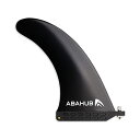 サーフィン フィン サーフグッズ マリンスポーツ サーフボード ロングボード Abahub 10インチ SUP Single Center Fin, Free No Tool Fin Screw, Fiberglass Reinforeced SUP Replacement Fins for Surfboard, Stand-up Paddle Board, Longboard