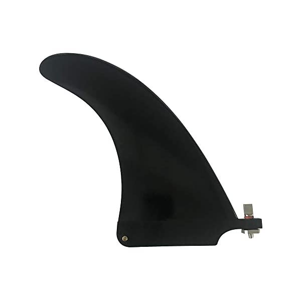 サーフィン フィン サーフグッズ マリンスポーツ サーフボード ロングボード UPSURF ブラック 6.5インチ Longboard SUP Single Fin Free No Tool Fin Screw Center Fin for Surfboards Paddleboards