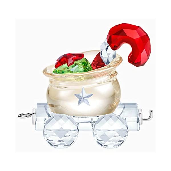 スワロフスキー クリスタル サンタのギフト バッグ ワゴン クリスマス オーナメント フィギュア 置物 インテリア プレゼント 贈り物 SWAROVSKI Authentic First Steps Crystal Santa's Gift Bag Wagon Christmas Ornament