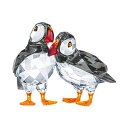スワロフスキー アトランティックパフィン ニシツノメドリ 鳥 トリ フィギュア 置物 インテリア プレゼント 贈り物 Swarovski Atlantic Pu...
