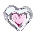 スワロフスキー ハート クリア ピンク フィギュア 置物 インテリア プレゼント 贈り物 SWAROVSKI Heart-Only for You, Clear