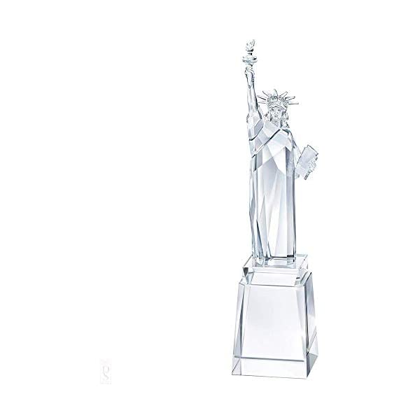 スワロフスキー 自由の女神 クリスタル フィギュア 置物 インテリア プレゼント 贈り物 Swarovski Statue of Liberty Figurine, Crystal, White, 13.6 x 3.1 x 3.1 cm