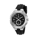 テクノマリーン 腕時計 ウォッチ 時計 レディース 女性用 Technomarine Women's Cruise Stainless Steel Quartz Watch with Silicone Strap, Black, 17 (Model: TM-118002)