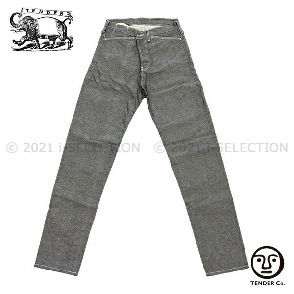 限定 日本未入荷 TENDER CO. TYPE 130 UNBORN 19oz CROSS WEAVE DENIM TAPERED JEANS テンダー タイプ130 クロスウィーブ 19オンス ノンウォッシュ 生デニム テーパードジーンズ ジーパン