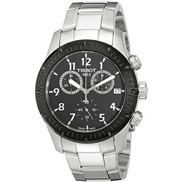 ティソ Tissot 腕時計 メンズ 時計 Tissot V8 Chronograph Mens Watch - Stainless Steel