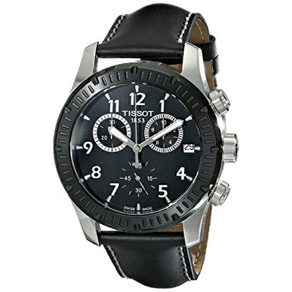 ティソ Tissot 腕時計 メンズ 時計 Tissot Men 039 s T0394172605700 V8 Analog Display Swiss Quartz Black Watch