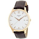 eB\ Tissot rv Y v Tissot T0636103603700 T-classic Tradition Men's Leather Dress Watch