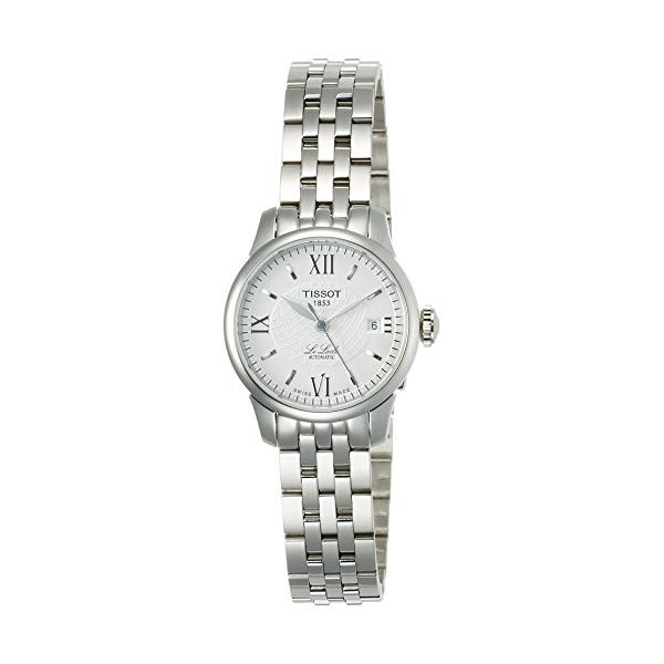 ティソ 腕時計 TISSOT T41118333 ウォッチ レディース 女性用 Tissot Women's T41118333 Le Locle Silver Dial Automatic Stainless Steel Watch