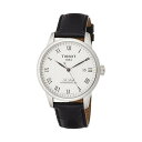 eB\ rv TISSOT T0064071603300 EHb` Y jp Tissot Powermatic 80 Silver Dial Black Leather Strap Men's Watch T0064071603300