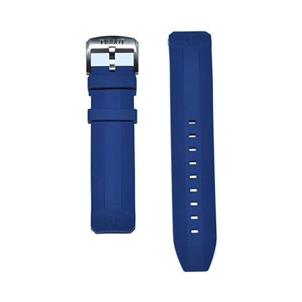 ティソ 腕時計 TISSOT T600039989 ウォッチ 替えバンド 替えベルト ストラップ Tissot T-Touch Expert SOLAR Blue Rubber Band Strap for Case-Back T091420A