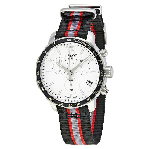 ティソ Tissot 腕時計 メンズ 時計 NBA バスケットボール Tissot Quickster Portland Trail Blazers Chronograph Mens Watch T0954171703727