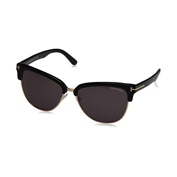 トムフォード サングラス TOM FORD FT0368 PAN 01A Tom Ford Fany Sunglasses in Shiny Black FT0368 01A 59