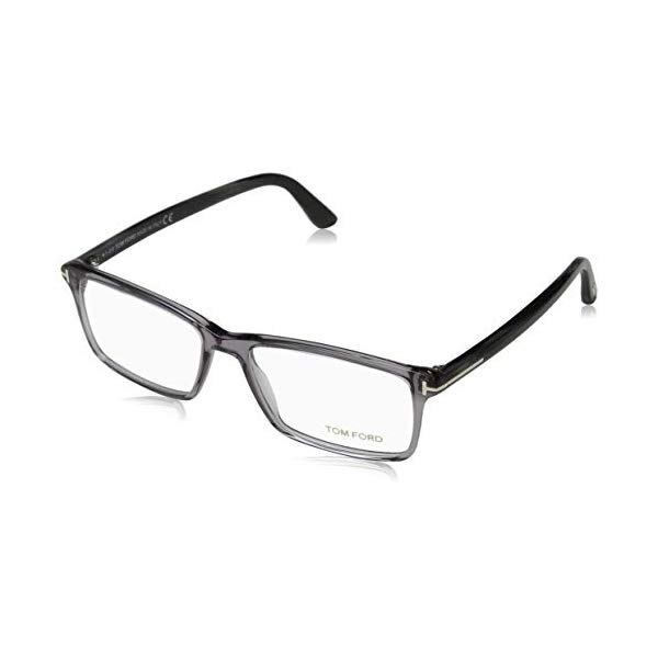 gtH[h TOX TOM FORD FT5408 020 56 TOM FORD Men's TF 5408 020 Clear Gray Clear Rectangular Eyeglasses 56mm