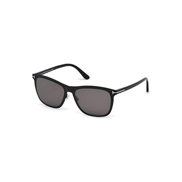 gtH[h TOX TOM FORD FT0526A Tom Ford FT0526 02A Matte Black FT0526 Oval Sunglasses Lens Category 3 Size 55m