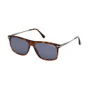 トムフォード サングラス TOM FORD FT0588 Tom Ford Sunglasses FT 0588 Max- 02 54V red havana ...