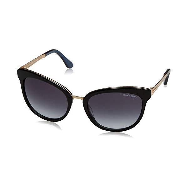 トムフォード サングラス TOM FORD FT0461 Tom Ford TF461 05W Black/Blue Emma Cats Eyes Sunglasses Lens Category 3 Size