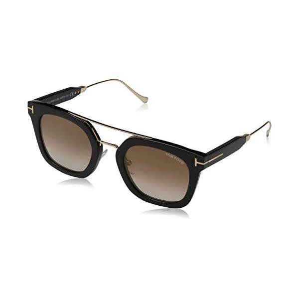 トムフォード サングラス TOM FORD FT0541 Tom Ford Sunglasses FT 0541 Alex- 02 01F shiny black / gradient brown