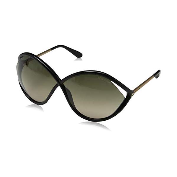 トムフォード サングラス TOM FORD FT0528 7001B Tom Ford Sunglasses FT 0528 Liora 01B shiny black / gradient smoke