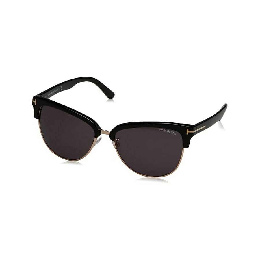 乐天商城 - トムフォード ファニー サングラス シャイニー ブラック FT0368 01A 59 Tom Ford Fany Sunglasses in Shiny Black FT0368 01A 59