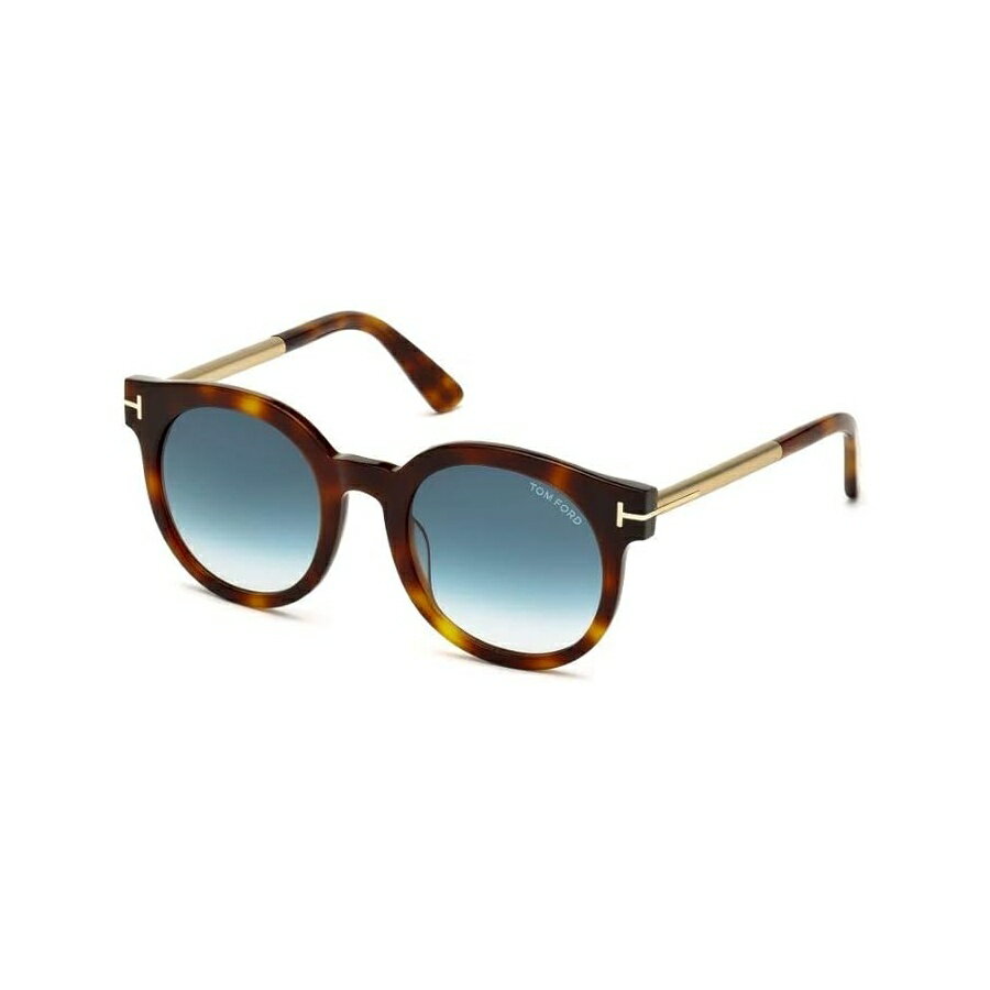 乐天商城 - トムフォード サングラス FT0435 Janina 52P ハバナ/グラデーション ブルー (51/22/140) Tom Ford Sunglasses FT0435 Janina 52P Havana/Gradient Blue (51/22/140)
