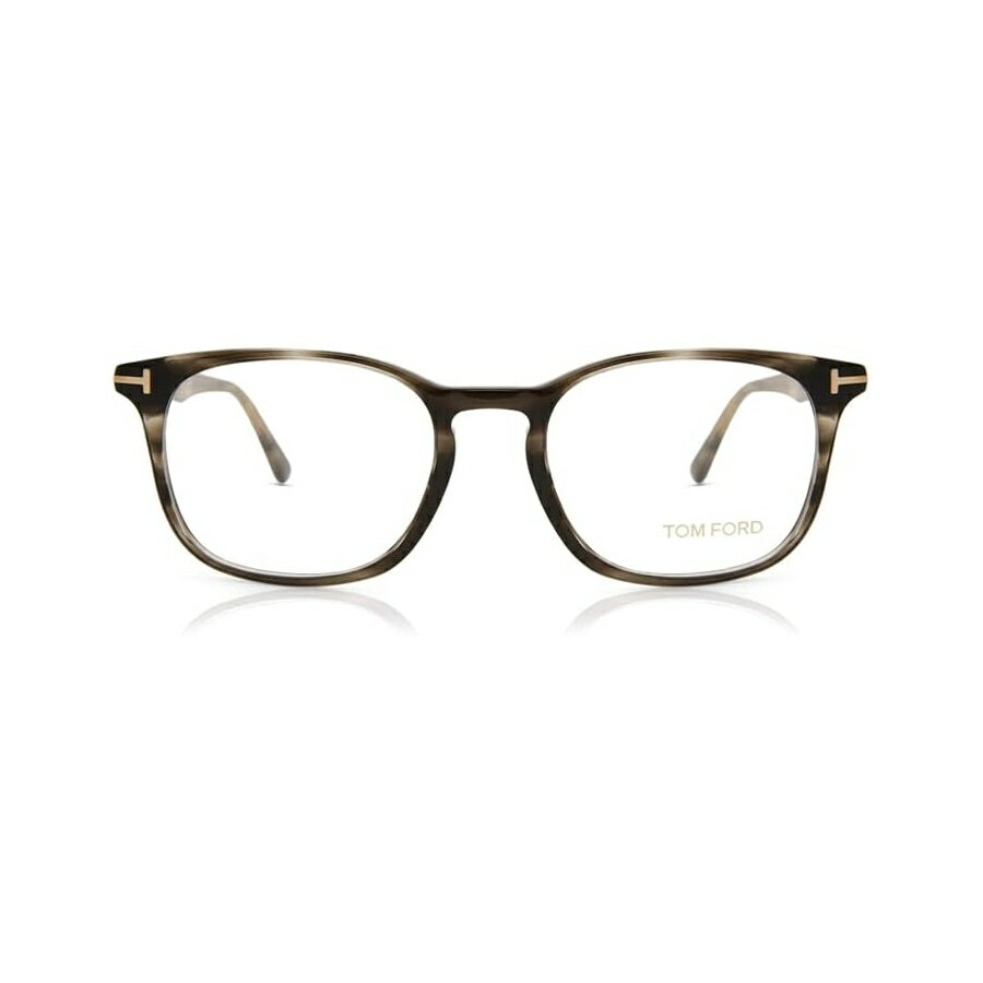 トムフォード レクタンギュラー メガネ 眼鏡 サングラス TF5505 005 ストライプ グレー 52mm FT5505 Tom Ford Rectangular Eyeglasses TF5505 005 Striated Gray 52mm FT5505