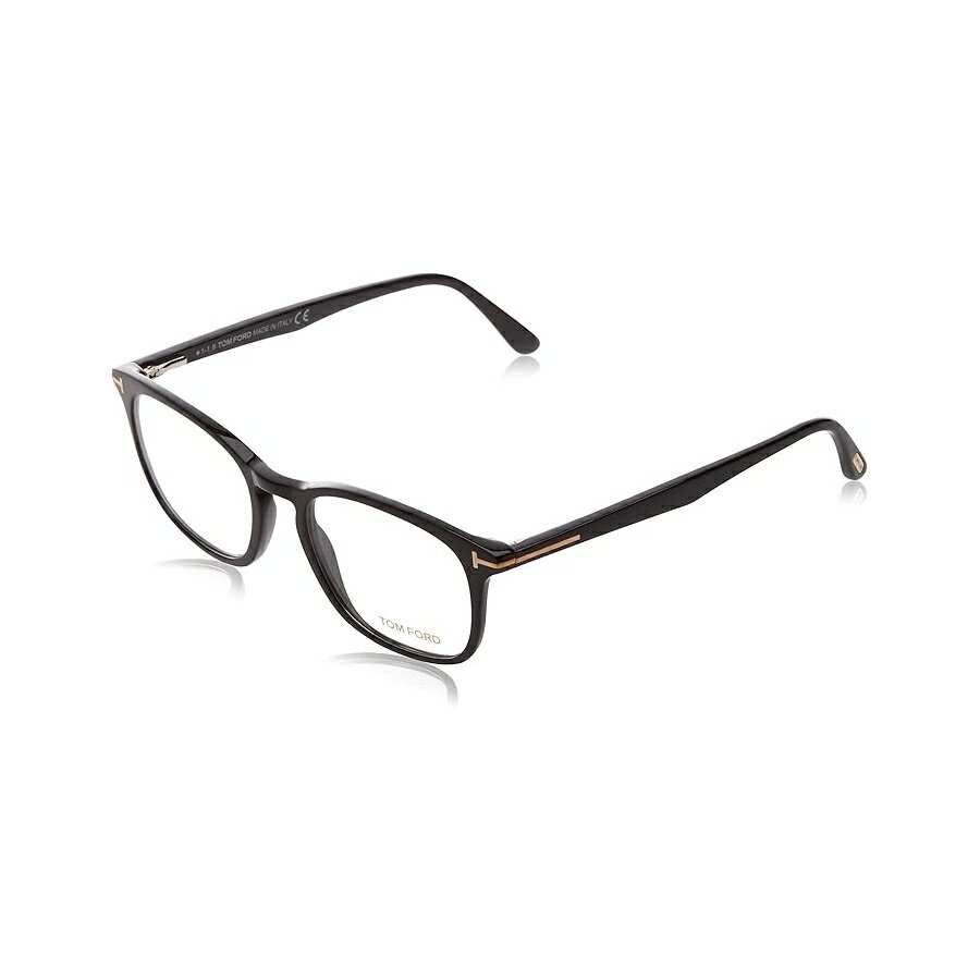 Rakuten - トムフォード メガネ 眼鏡 サングラス FT 5505 001 シャイニーブラック ローズゴールド「t」ロゴ 52-19-145 Eyeglasses Tom Ford FT 5505 001 Shiny Black, Rose Gold