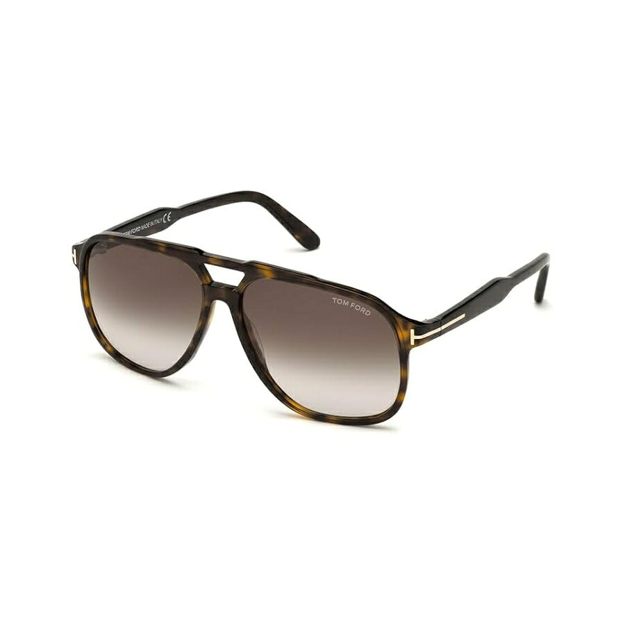 トムフォード FT0753 52K ダークハバナ FT0753 パイロット サングラス レンズ カテゴリー 3 サイズ 62 Tom Ford FT0753 52K Dark Havana FT0753 Pilot Sunglasses Lens Category 3 Size 62
