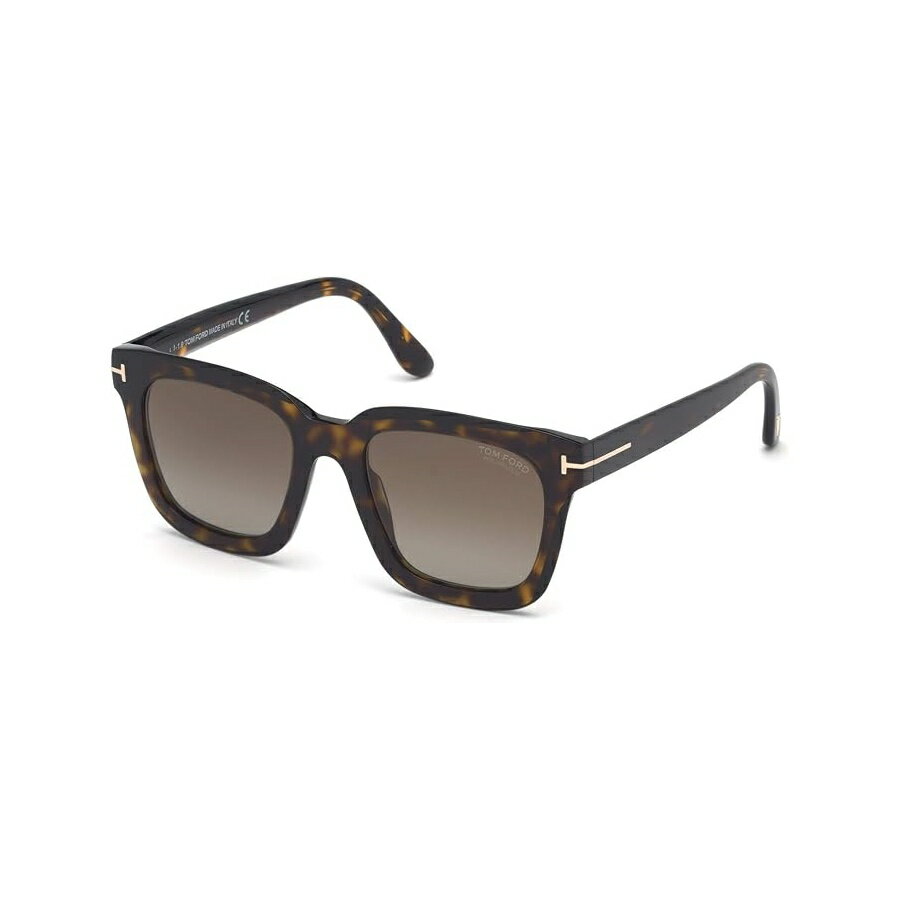 トムフォード サングラス FT 0690 サリ 52H シャイニー クラシック ダーク ハバナ/グリーン偏光 Sunglasses Tom Ford FT 0690 Sari 52H Shiny Classic Dark Havana/Green Polarized