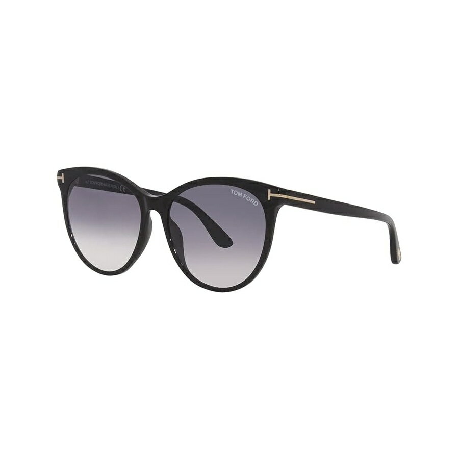 Tom Ford - トムフォード FT0787 01B シャイニーブラック マキシム ラウンド サングラス レンズ カテゴリー 2 サイズ 59m Tom Ford FT0787 01B Shiny Black Maxim Round Sunglasses Lens Category 2 Size 59m