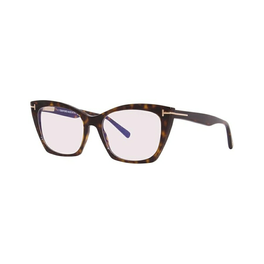 Tom Ford - トムフォード FT 5709-B ブルー ブロック ダーク ハバナ 54/17/140 女性用メガネフレーム Tom Ford FT 5709-B BLUE BLOCK Dark Havana 54/17/140 women Eyewear Frame