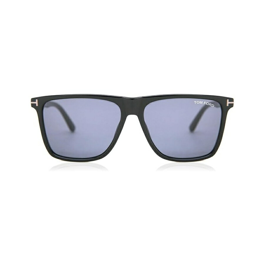 Tom Ford - トムフォード サングラス FT 0832 -N フレッチャー 01A シャイニー ブラック/スモーク レンズ Tom Ford Sunglasses FT 0832 -N Fletcher 01A Shiny Black/Smoke Lenses