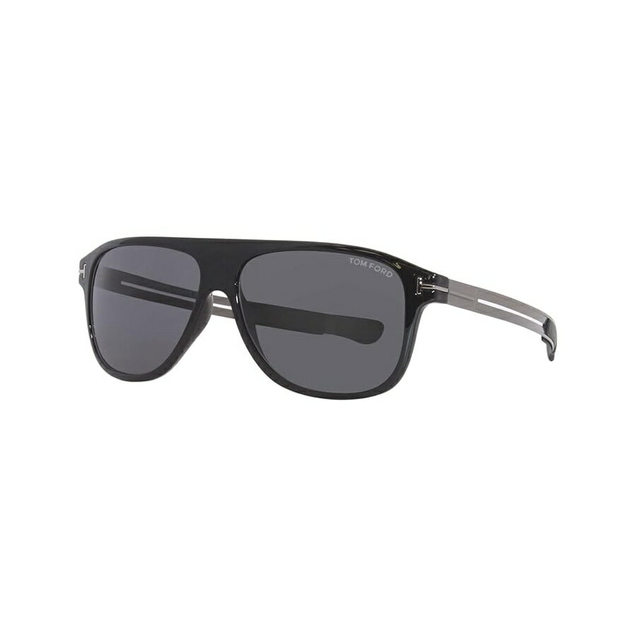 Rakuten - トムフォード サングラス FT 0880 トッド 01A シャイニー ブラック/スモーク レンズ Sunglasses Tom Ford FT 0880 Todd 01A Shiny Black/Smoke Lenses