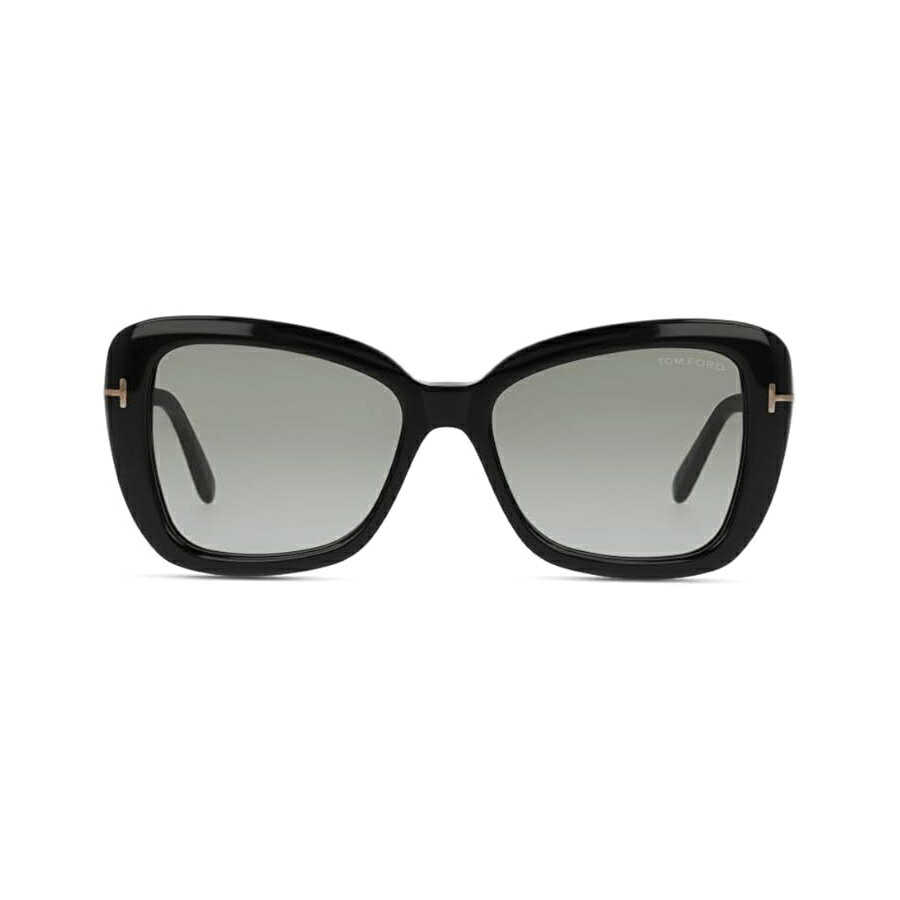 Rakuten - トムフォード サングラス FT 1008 メイブ 01B シャイニー ブラック Tロゴ グラデーション スモーク レン Sunglasses Tom Ford FT 1008 Maeve 01B Shiny Black,