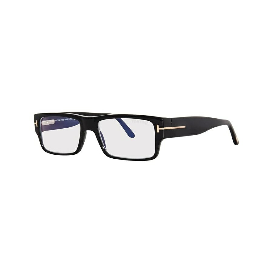 Tom Ford - トムフォード FT 5835-B ブルーブロック シャイニーブラック 54/17/145 メンズ メガネフレーム Tom Ford FT 5835-B BLUE BLOCK Shiny Black 54/17/145 men Eyewear Frame