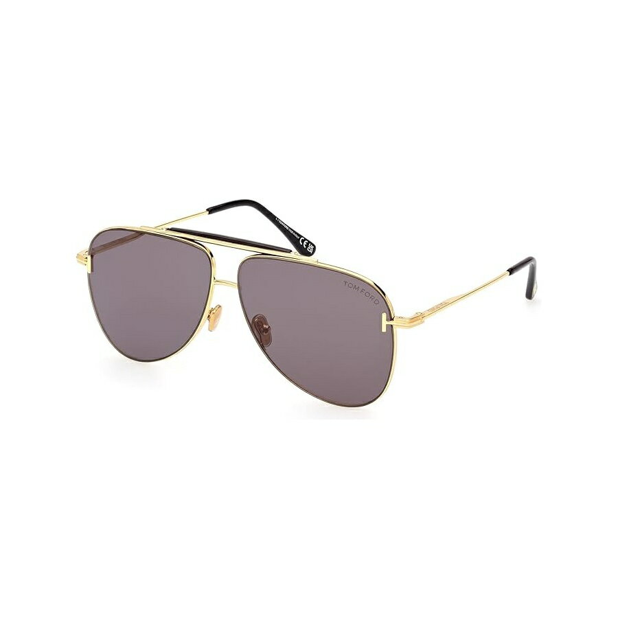 樂天商城 - トムフォード BRADY FT 1018 ゴールド/グレー 60/11/145 ユニセックス サングラス Tom Ford BRADY FT 1018 Gold/Grey 60/11/145 unisex Sunglasses