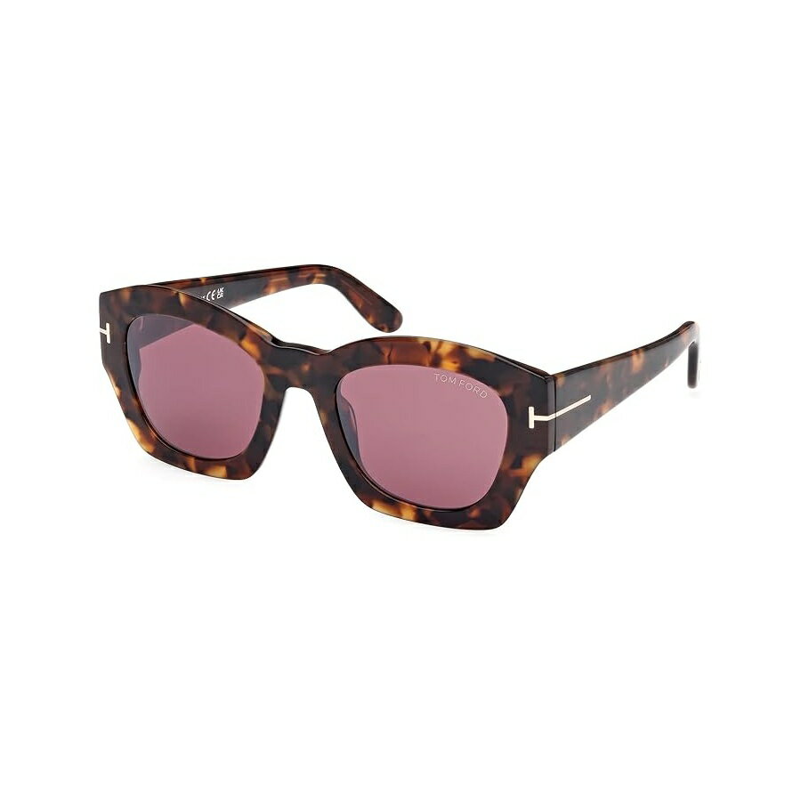 Rakuten - トムフォード ギリアナ FT 1083 ダーク ハバナ/ボルドー シェード 52/22/140 レディース サングラス Tom Ford GUILLIANA FT 1083 Dark Havana/ Bordeaux Shaded 52/22/140 women Sunglasses