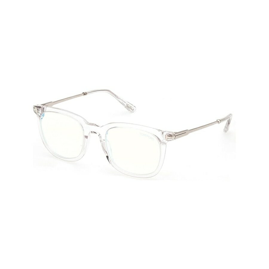 トムフォード メガネ 眼鏡 サングラス FT 5904 -B 026 シャイニー クリスタル t ロゴ/ブルー ブロック レンズ Tom Ford Eyeglasses FT 5904 -B 026 Shiny Crystal, t Logo/Blue Block Lenses