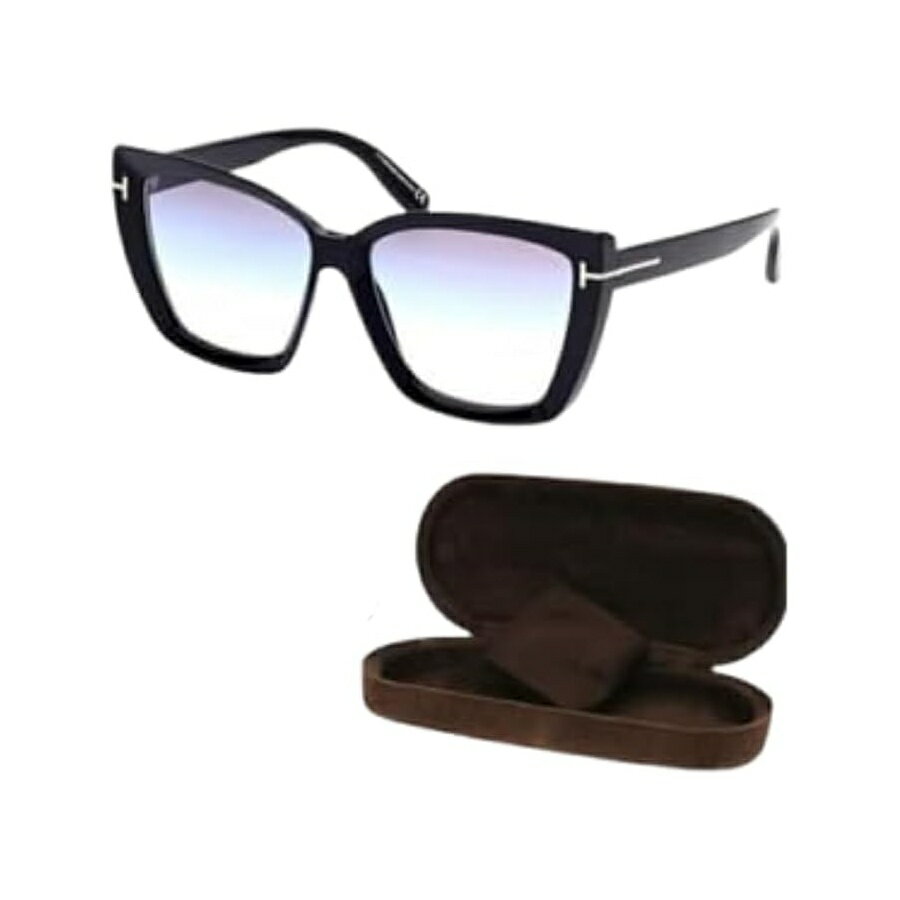 トムフォード FT0920 SCARLET-02 スクエアシェイプ サングラス + eSHADES メガネクリーニングキット付きバンドル Tom Ford FT0920 SCARLET-02 Square Shape Sunglasses + Bundle With eSHADES Eyewear Cleaning Kit