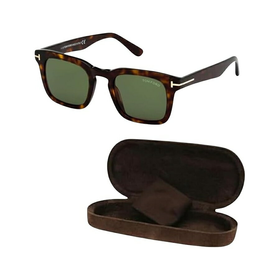 Tom Ford - トムフォード FT0751 DAX スクエアシェイプ サングラス + eSHADES メガネクリーニングキット付きバンドル Tom Ford FT0751 DAX Square Shape Sunglasses + Bundle With eSHADES Eyewear Cleaning Kit